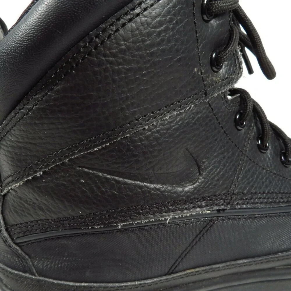 Nike ACG Woodside 2 Youth Sz 7Y Women's 9 Black Waterproof Duck Boots 524872-001 - Picture 7 of 12